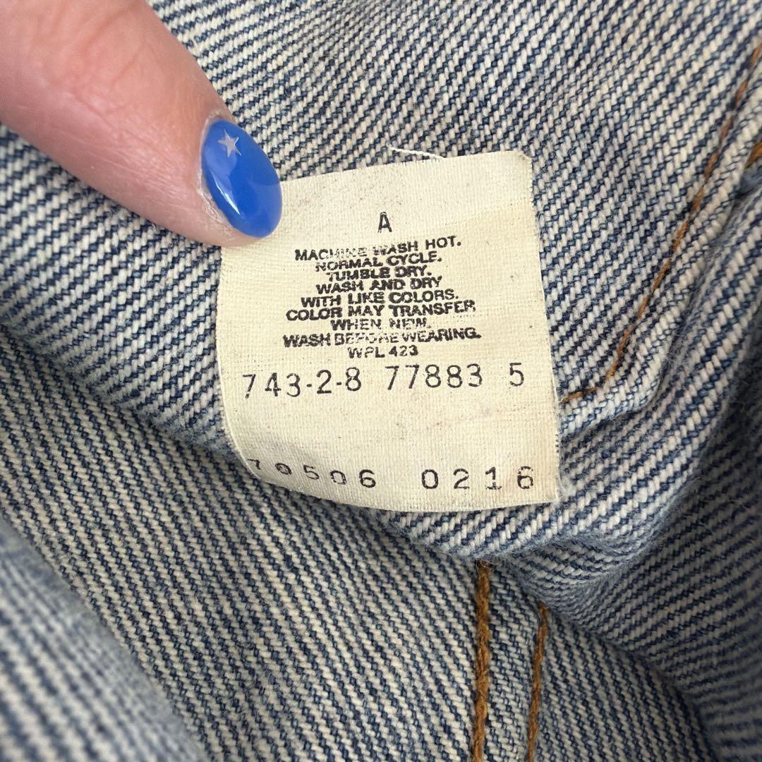 Levi's リーバイス70506米国製USA製88年製デニムジャケット42R