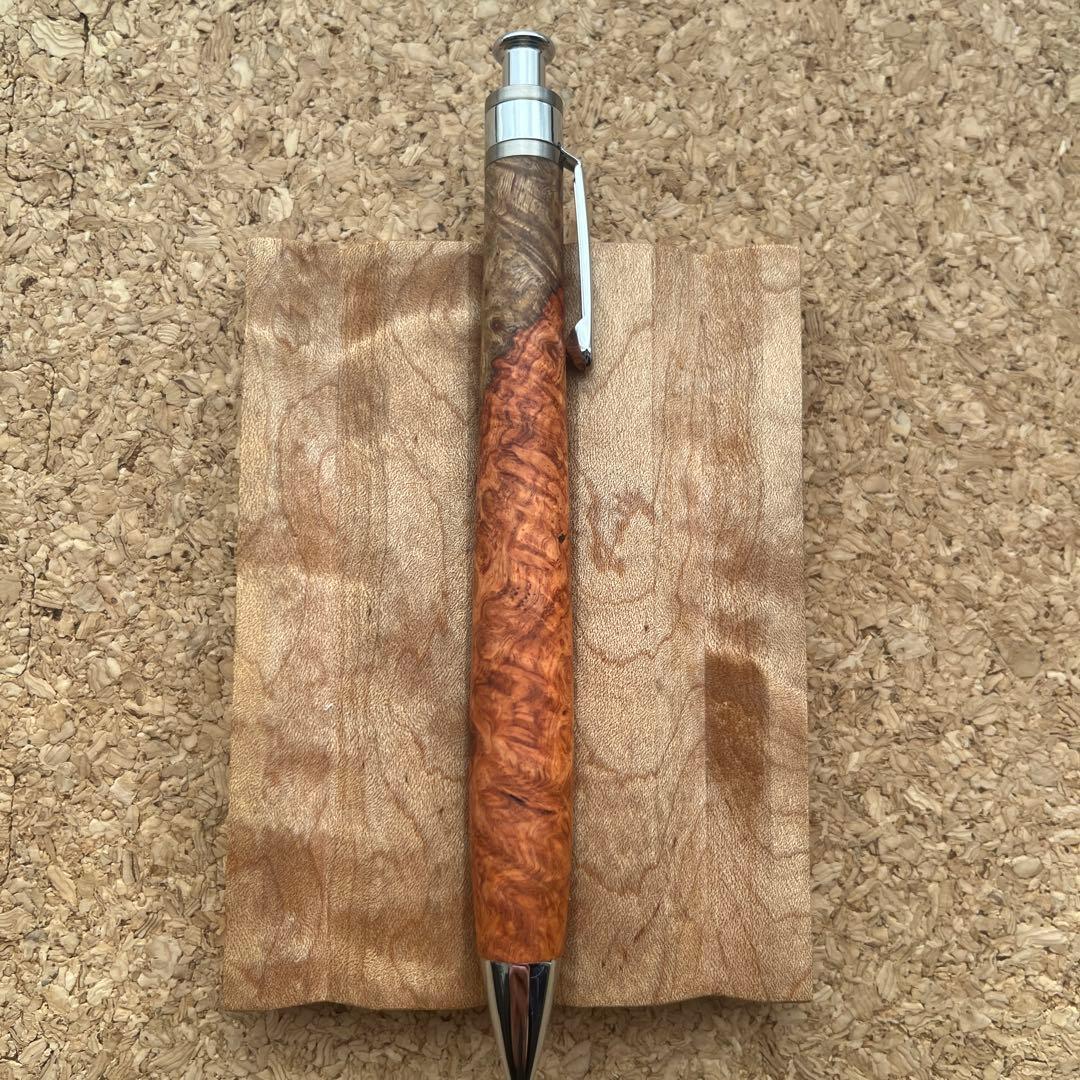 工房楔　花梨紅白　こぶ杢　ペンシル楔0.5mm 野原工芸