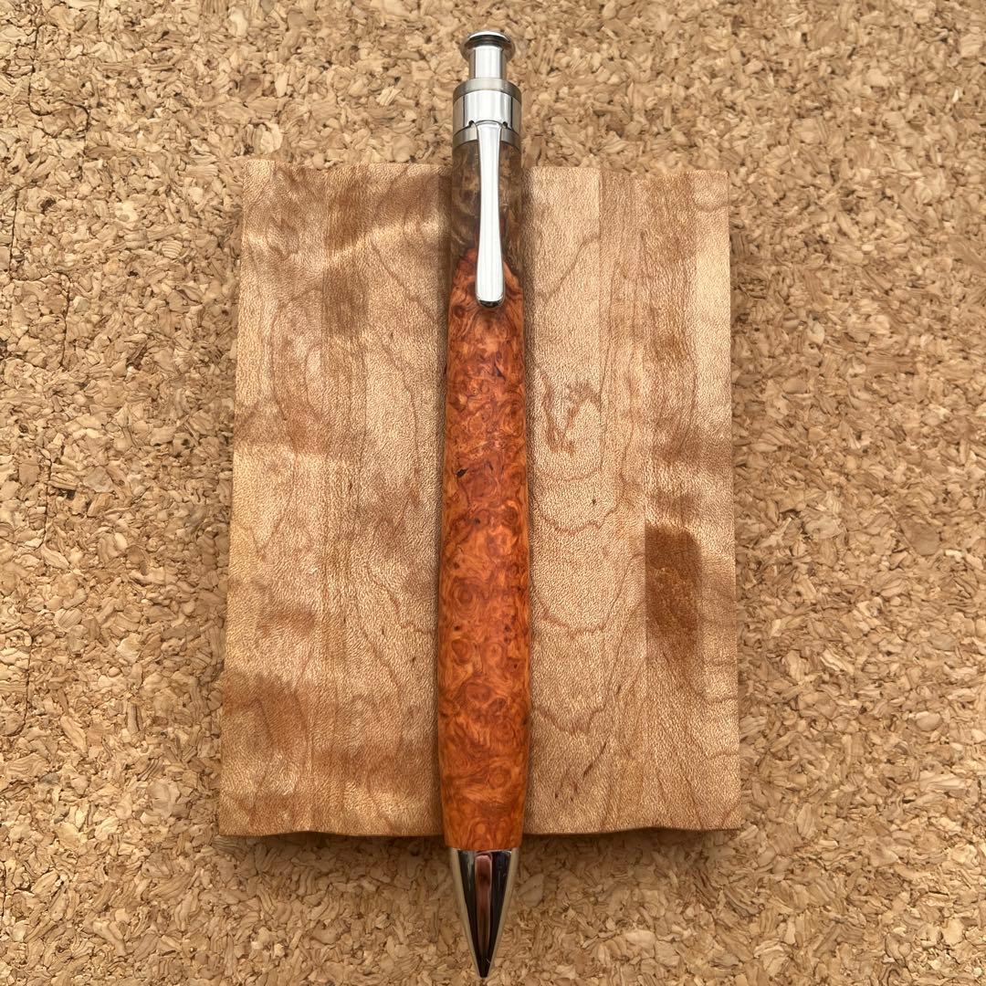 工房楔　花梨紅白　こぶ杢　ペンシル楔0.5mm 野原工芸