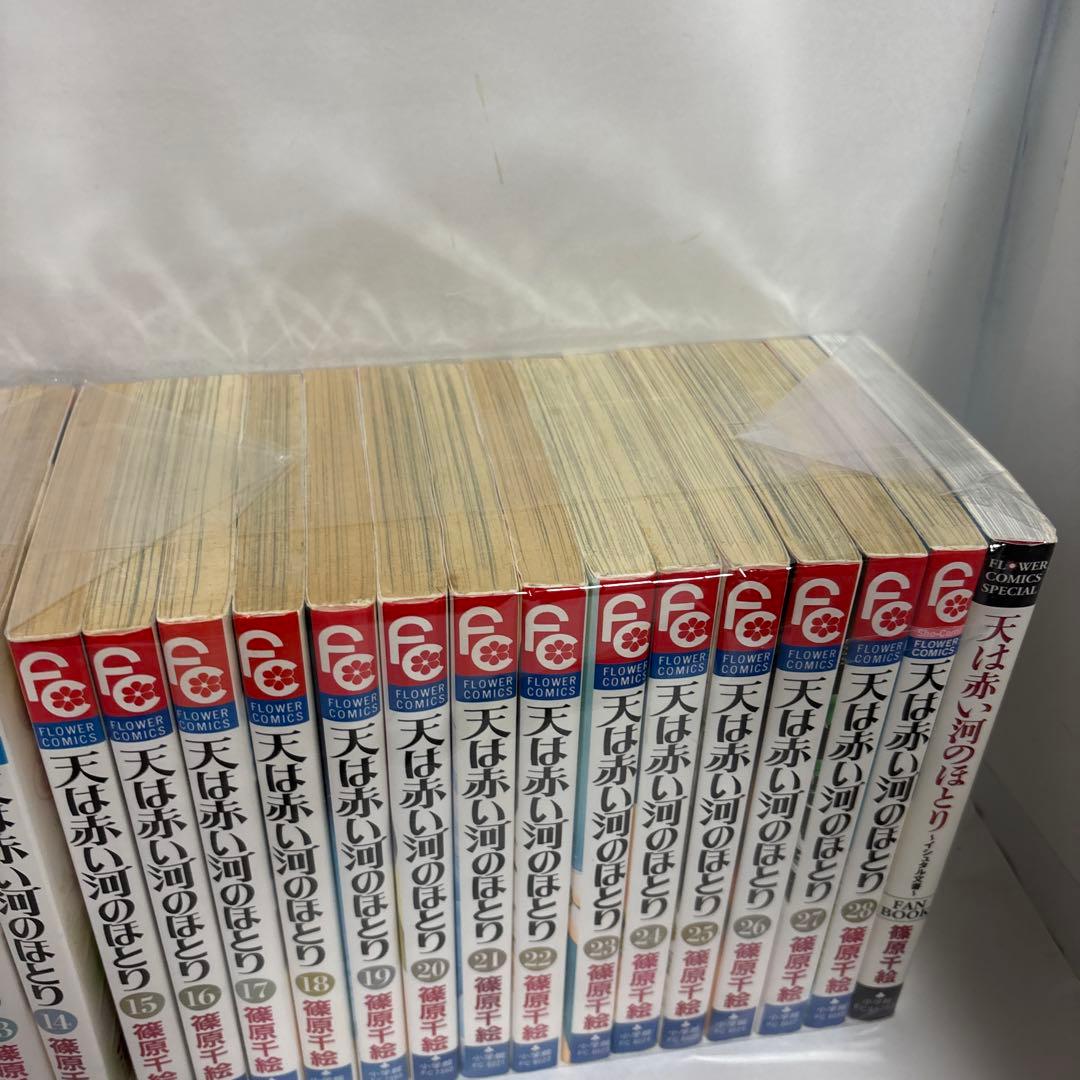 天は赤い河のほとり 全巻・ファンブック付き　全29冊セット