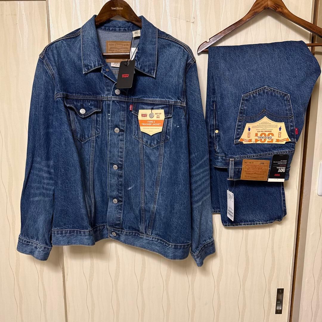 Levi's(R) TYPE 3 JACKET＆501(R) L28セットアップ