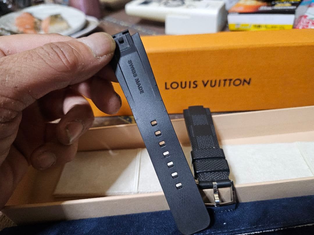 ルイヴィトン ラバーベルト 純正品　ダミエ柄