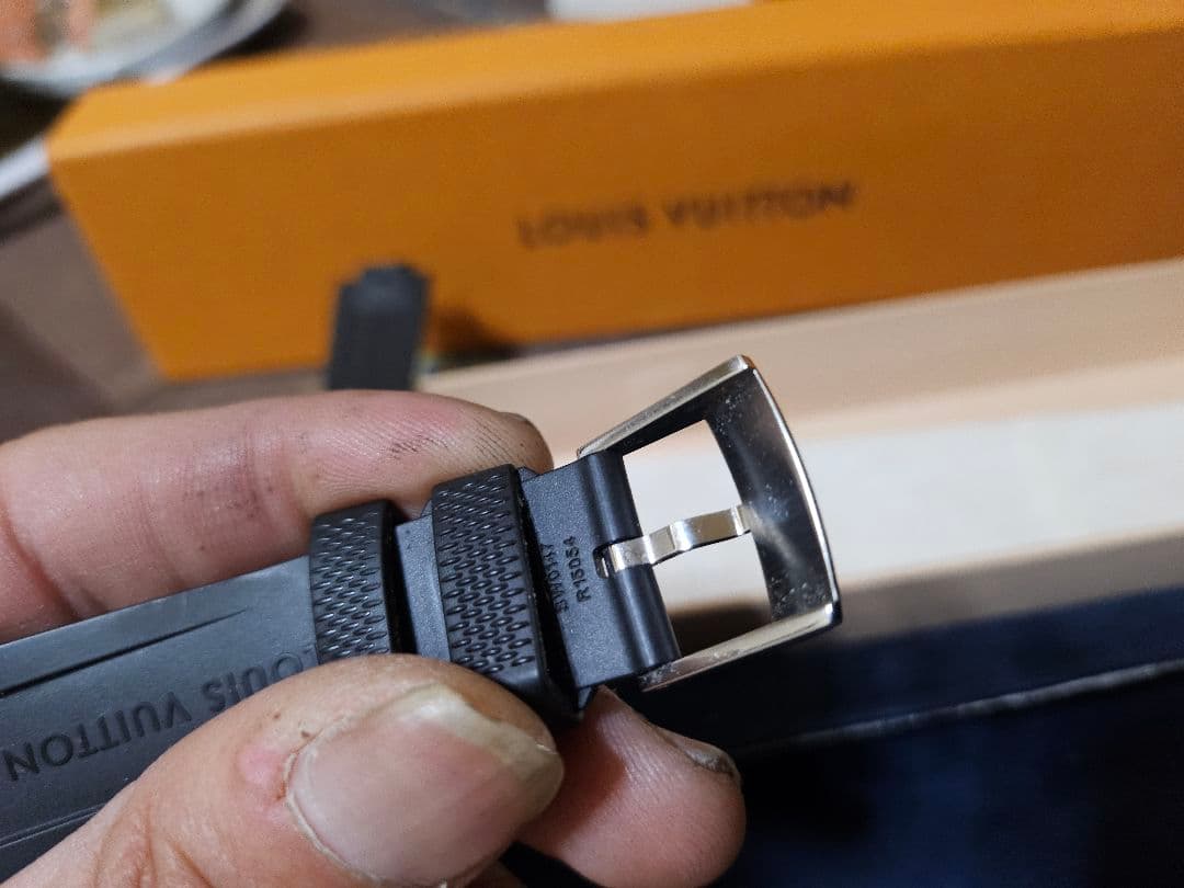 ルイヴィトン ラバーベルト 純正品　ダミエ柄