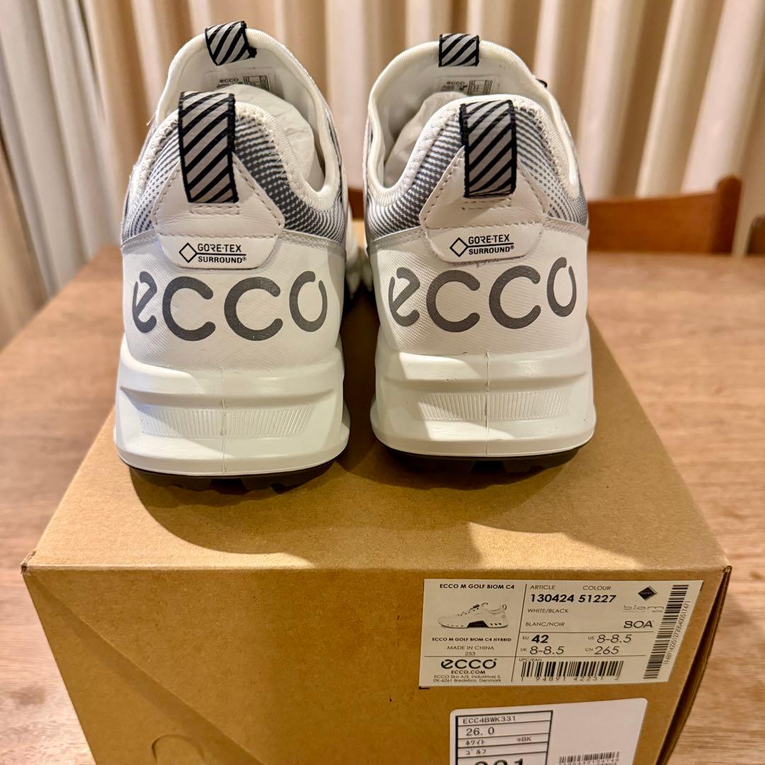 ECCO GOLF BIOM C4 ゴルフシューズ 42 26.0〜26.5