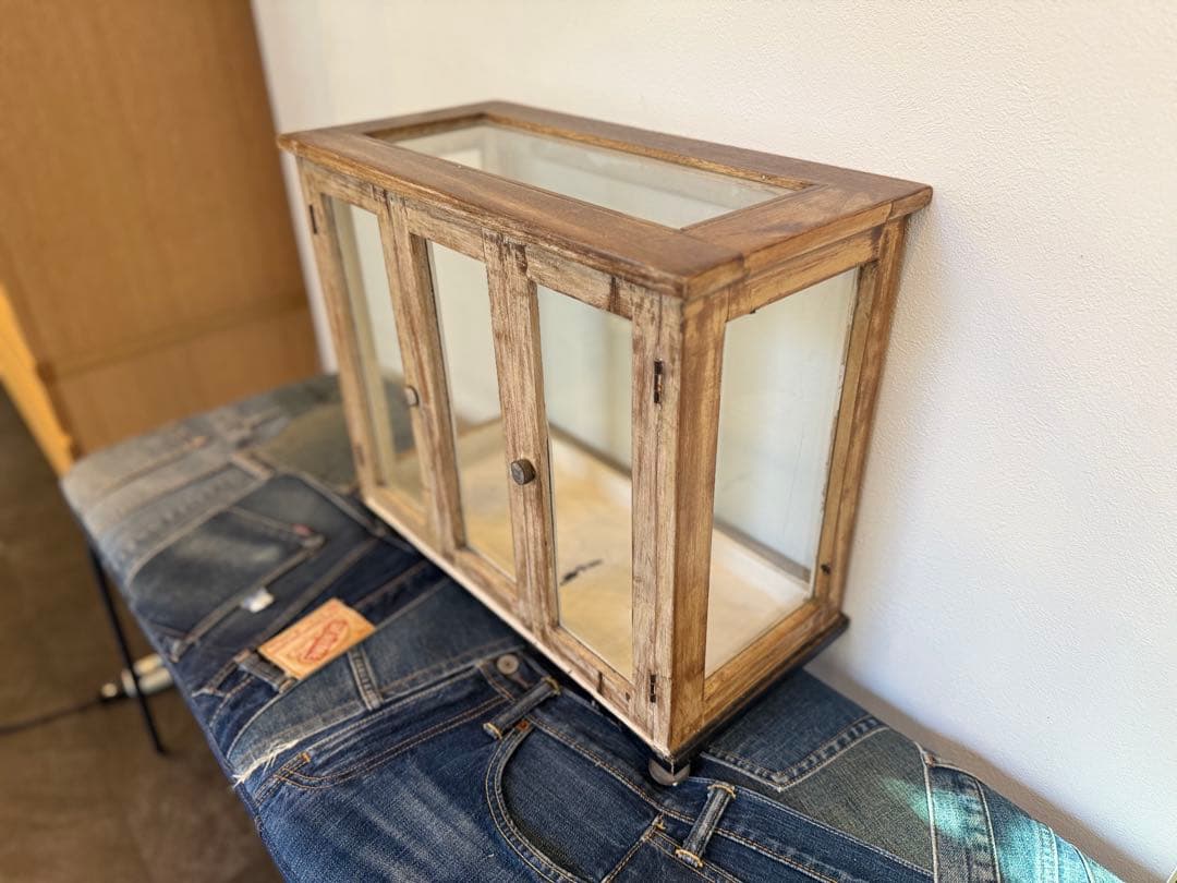 【展示品】ヴィンテージ ガラスショーケース