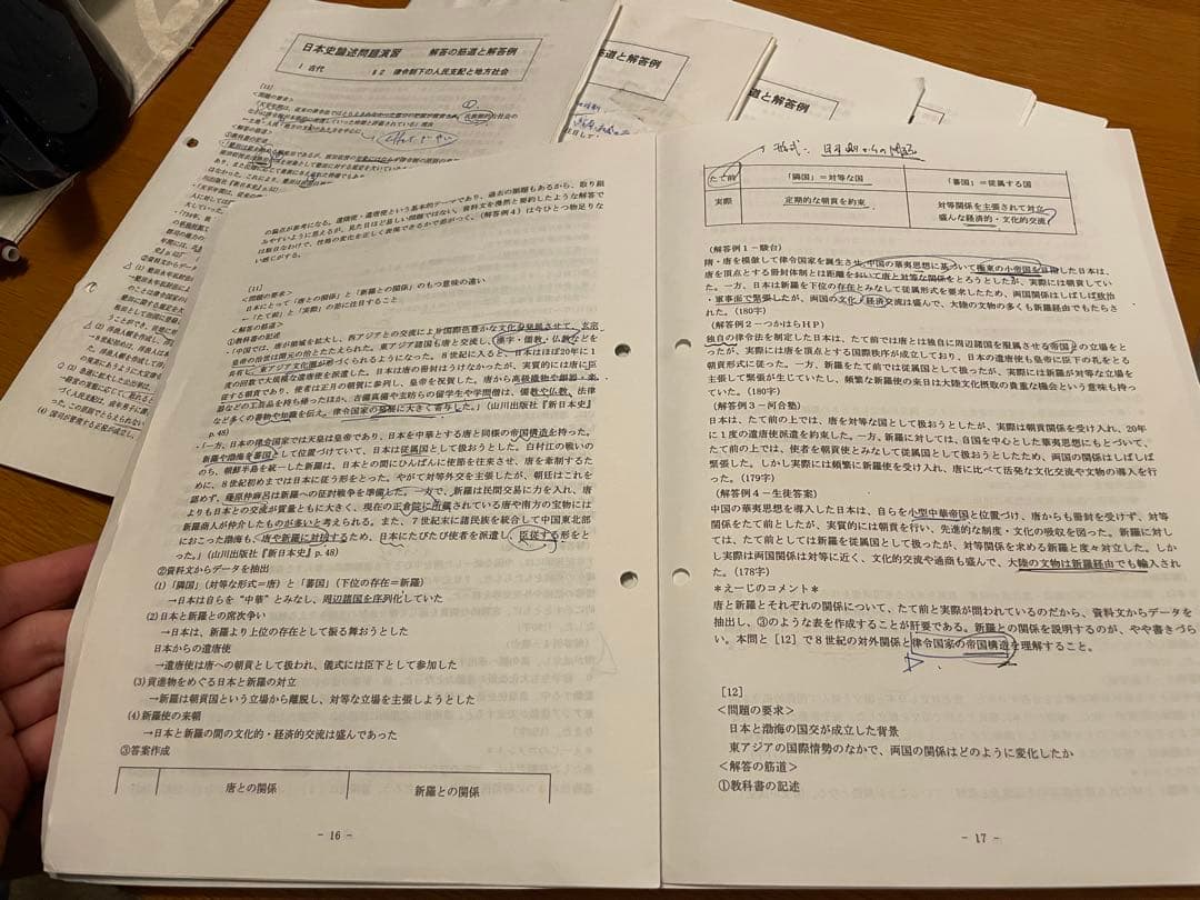 日本史論述問題集　東大日本史・一橋大日本史対策用