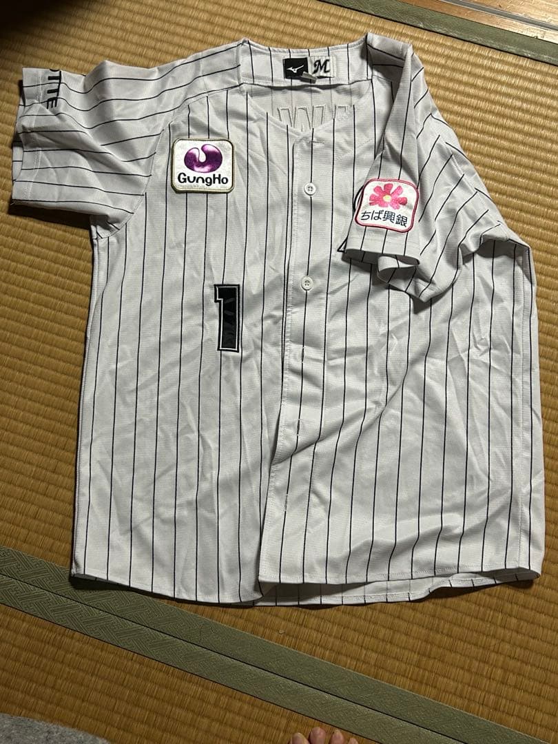 千葉ロッテマリーンズ　藤原恭太　ホームユニフォーム