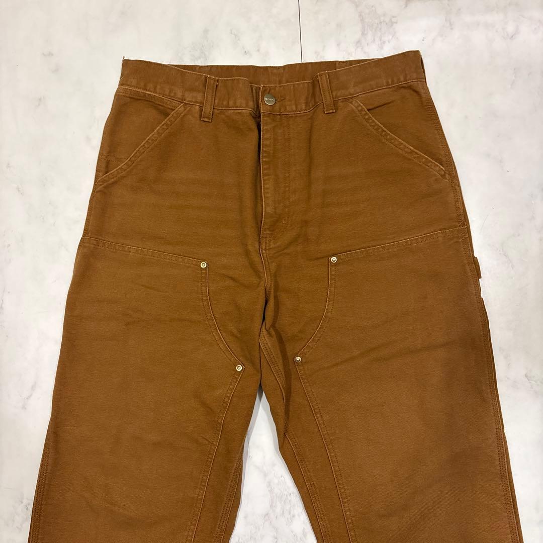 m*e様 Carhartt ダブルニーペインターパンツ ブラウン