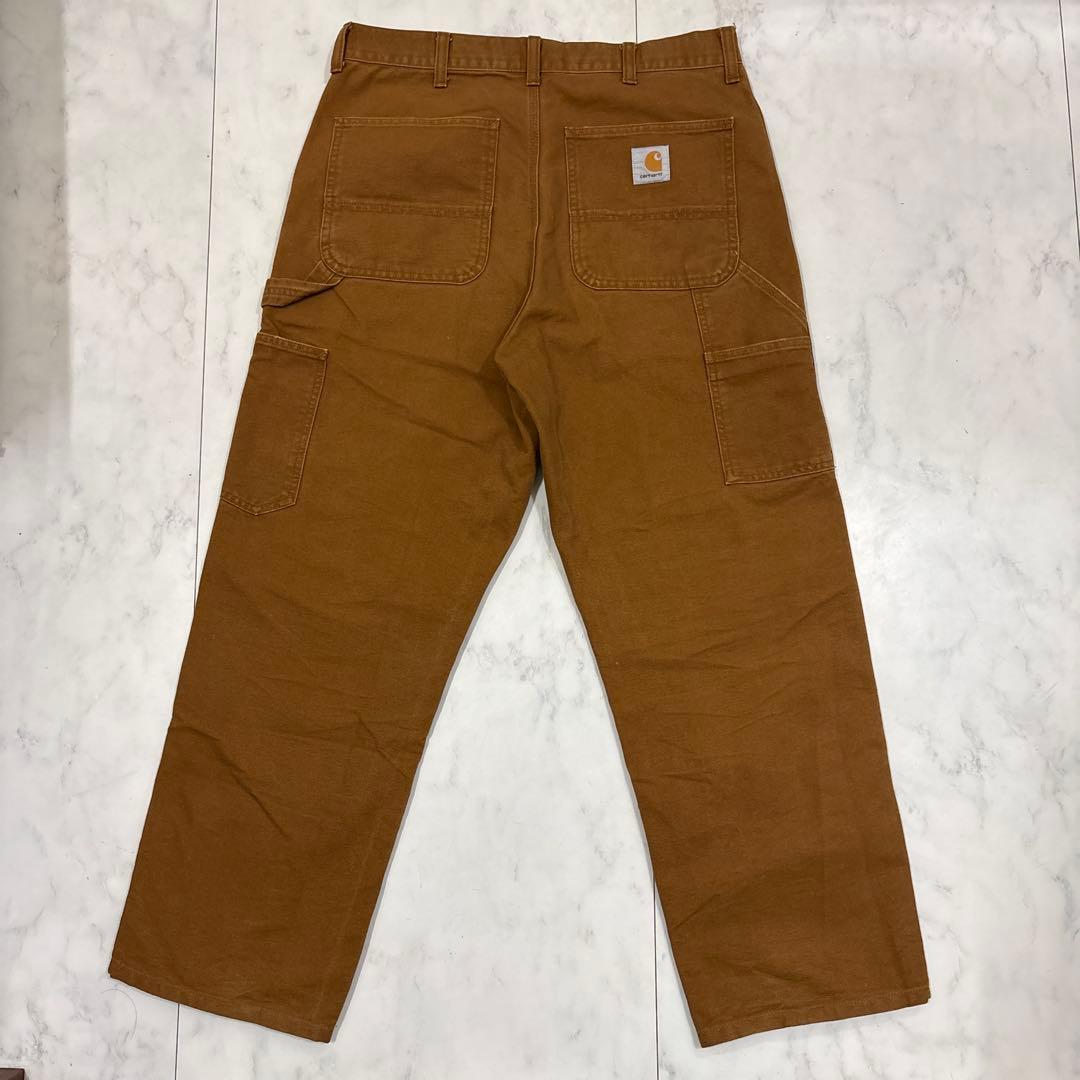 m*e様 Carhartt ダブルニーペインターパンツ ブラウン