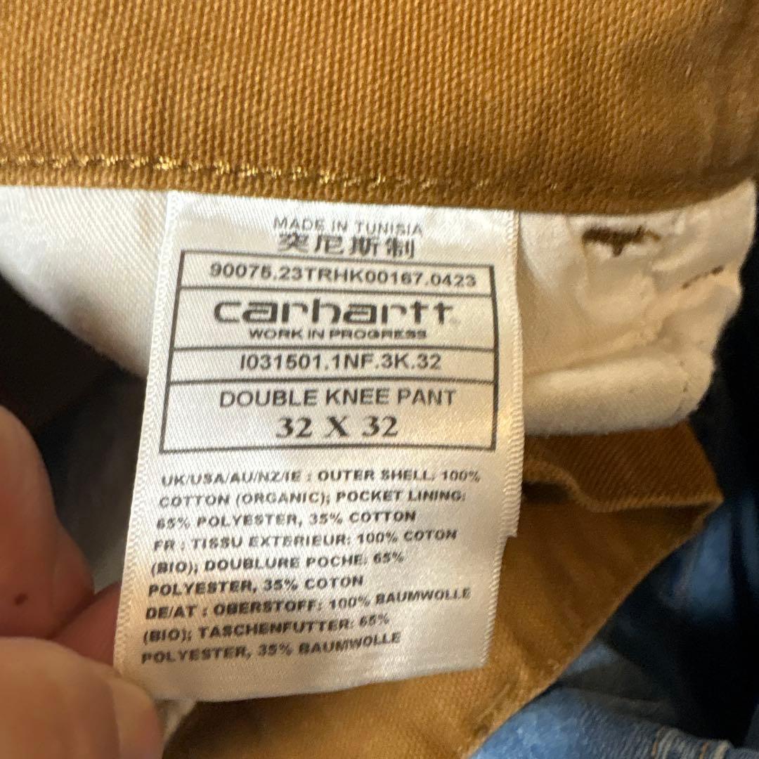 m*e様 Carhartt ダブルニーペインターパンツ ブラウン