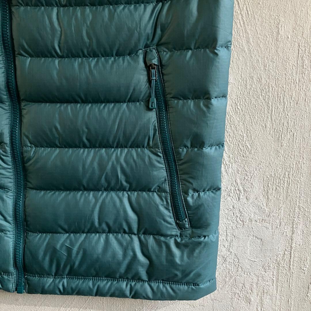 美品 patagonia ダウンセーター ベスト グリーン パタゴニア