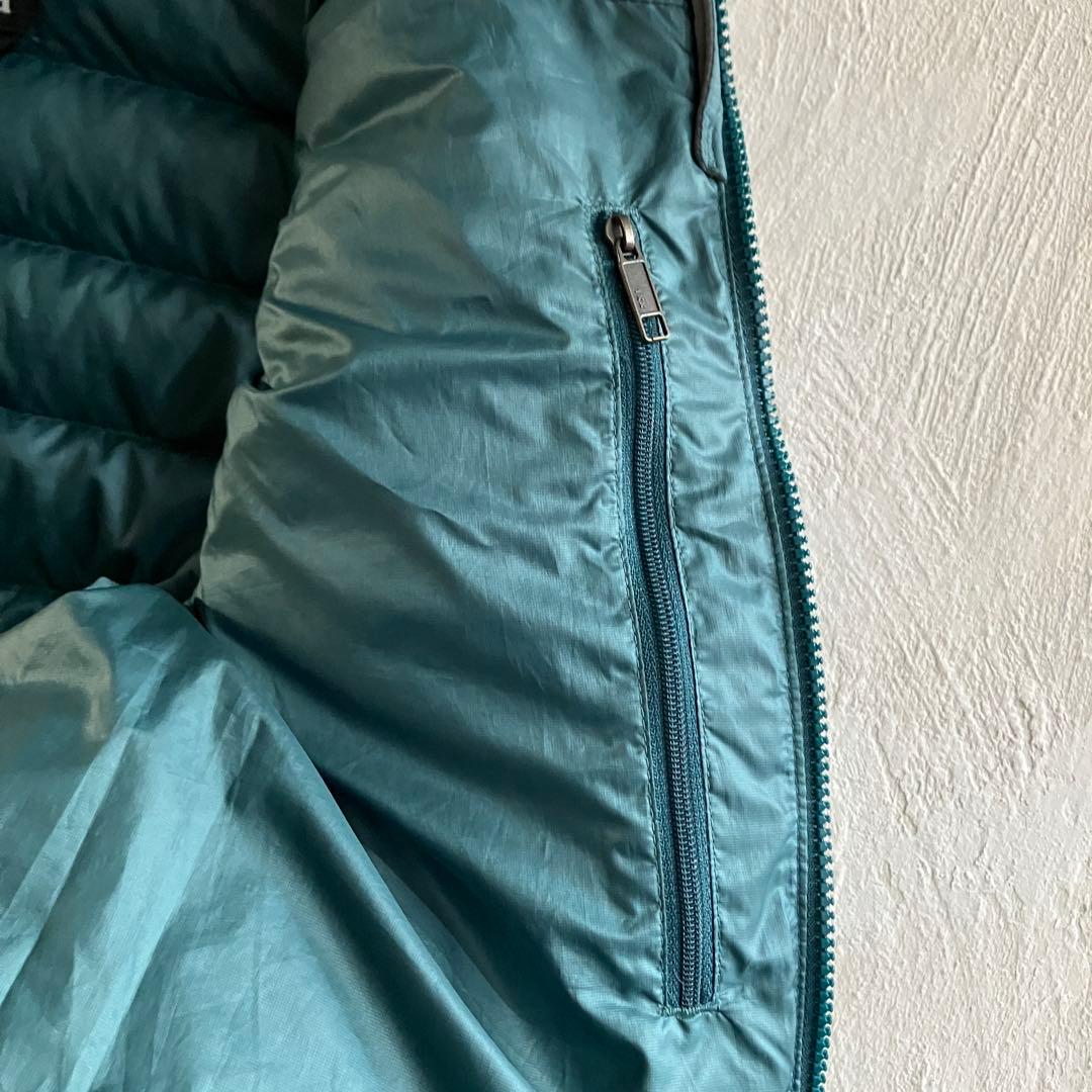 美品 patagonia ダウンセーター ベスト グリーン パタゴニア