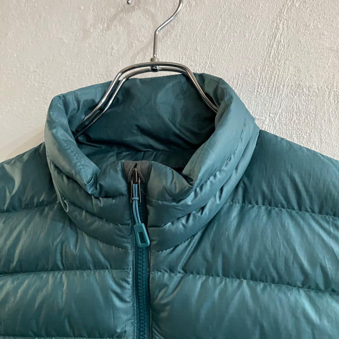 美品 patagonia ダウンセーター ベスト グリーン パタゴニア