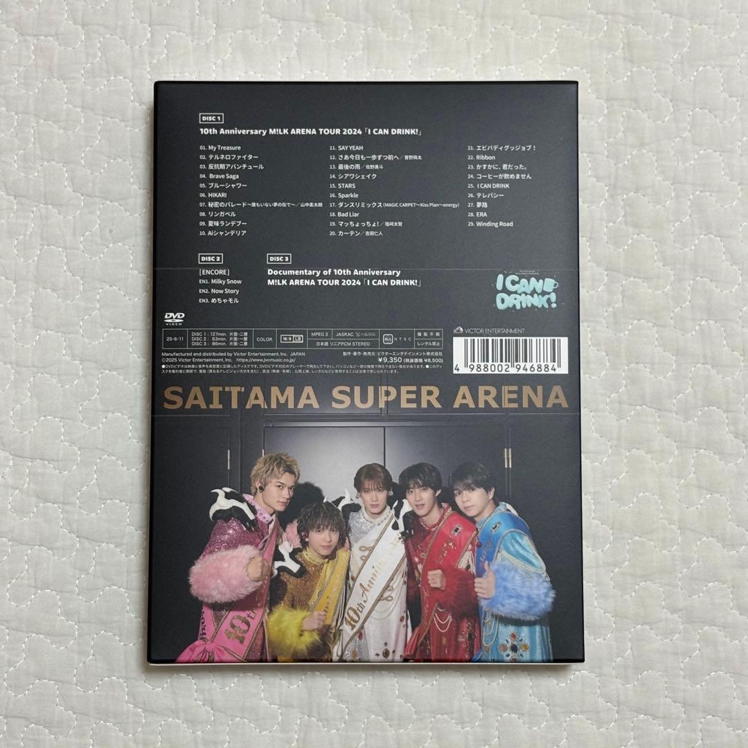 M!LK ARENA TOUR2024 I CAN DRINK!初回限定盤DVD