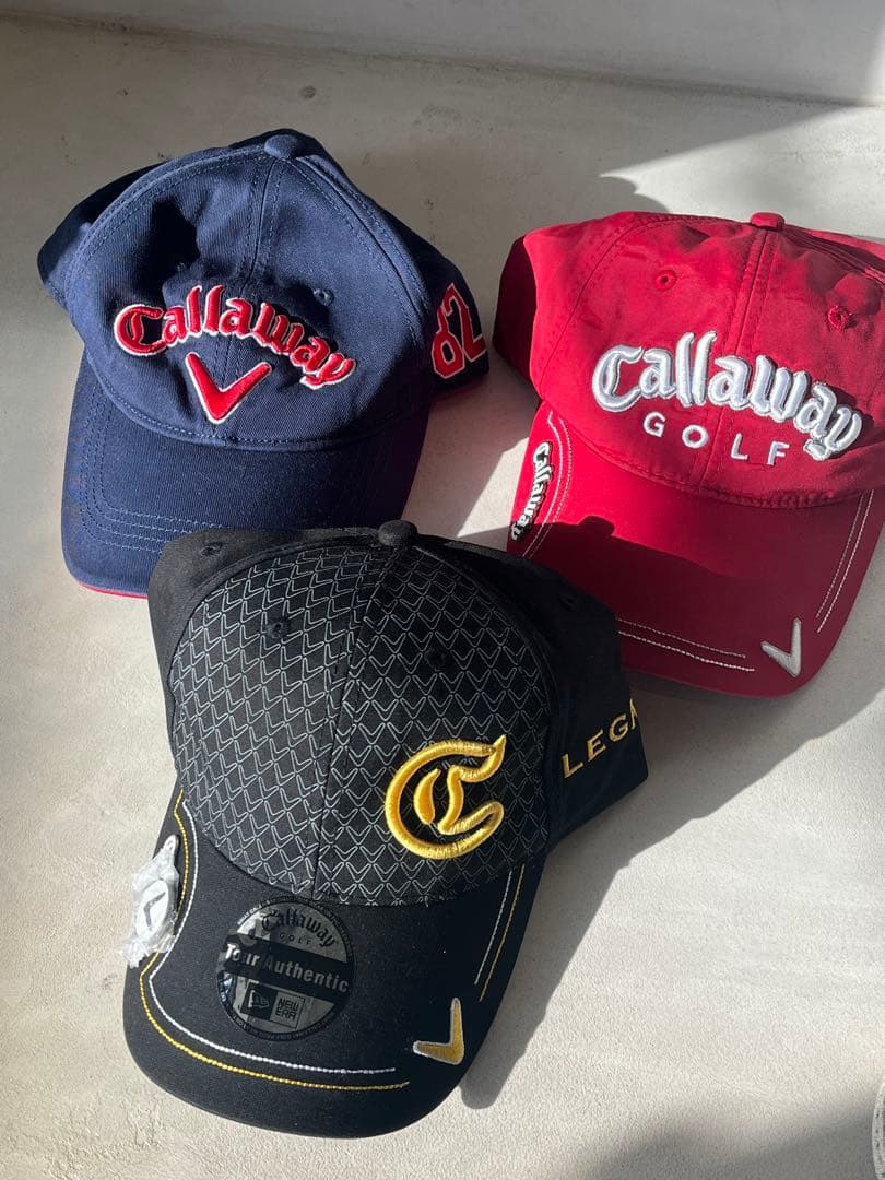 【新品未使用】Callaway GOLFキャップ 3点セット