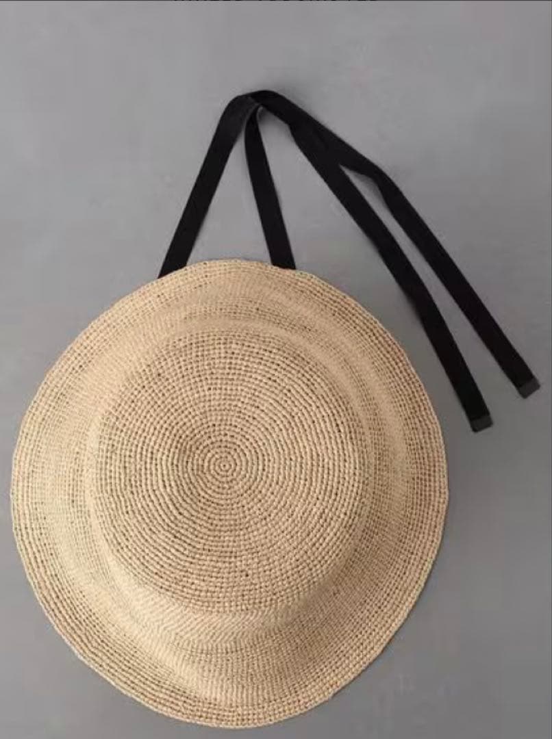 ユナイテッドアローズ ラフィア　リボンハット　新品