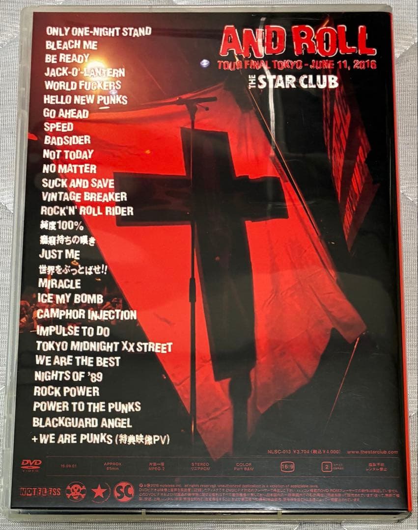 THE STAR CLUB / AND ROLL スタークラブ DVD