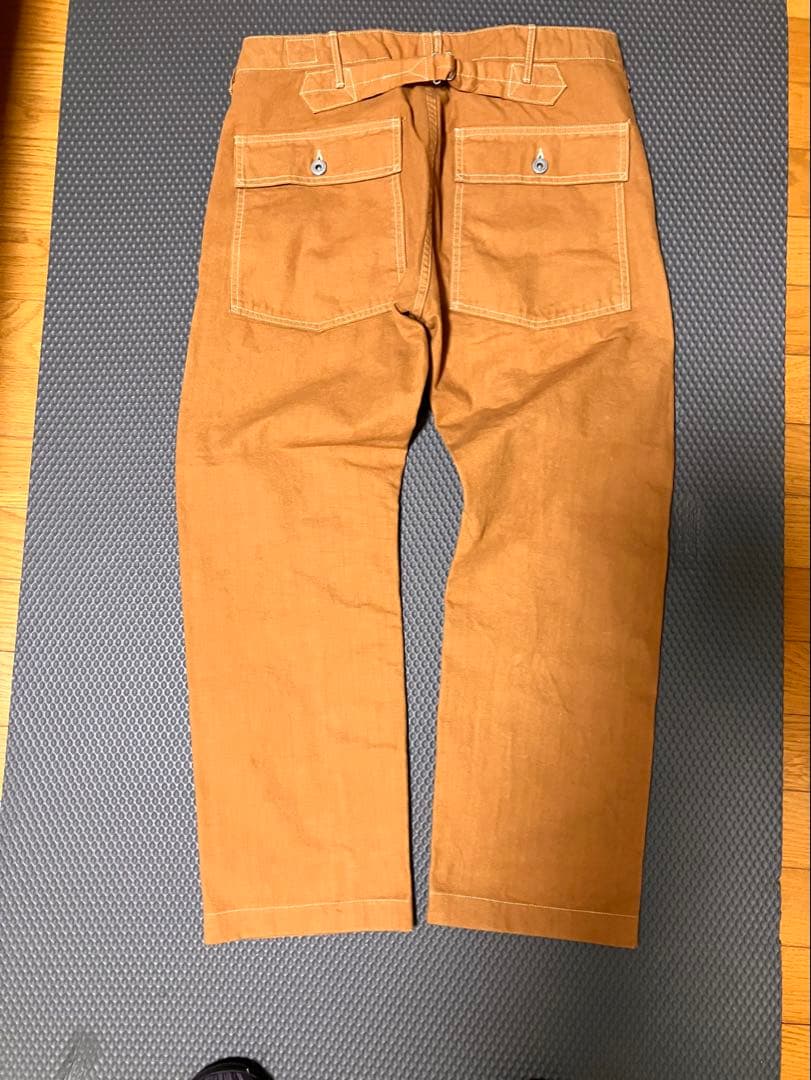 orSlow オアスロウ　ベイカーパンツ　ファティーグパンツ　シンチバック M