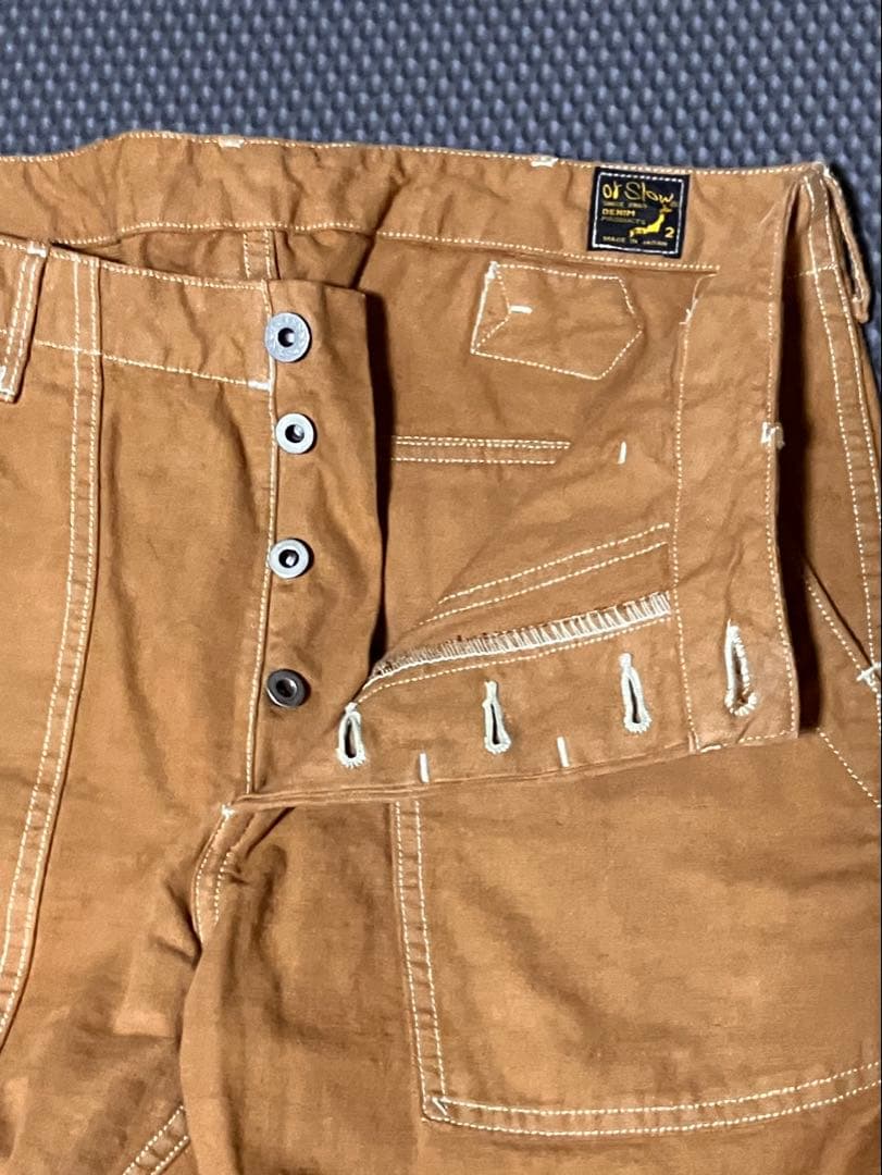 orSlow オアスロウ　ベイカーパンツ　ファティーグパンツ　シンチバック M