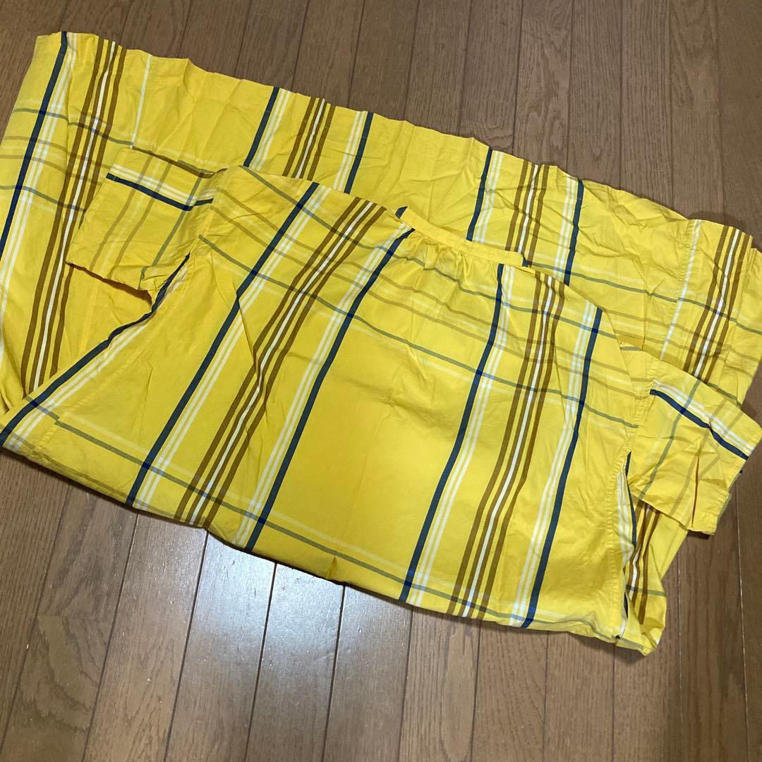 完売品、美品、ビームスボーイ タータンチェック 半袖ロングワンピース 希少カラー