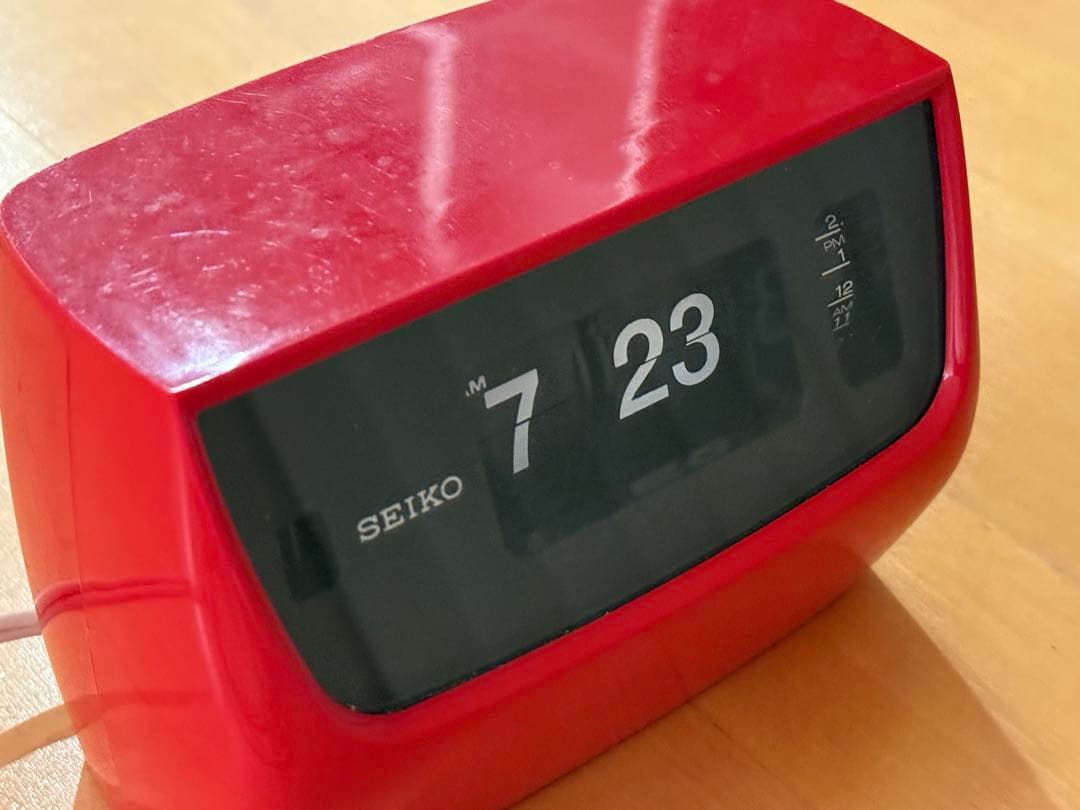 SEIKO 置時計　(レトロ　パタパタ時計)