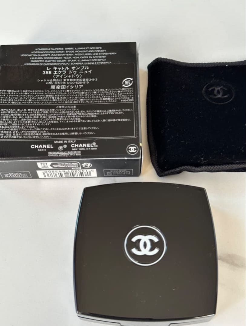 【新品】CHANEL シャネル レキャトル オンブル 388 エクラドゥニュイ