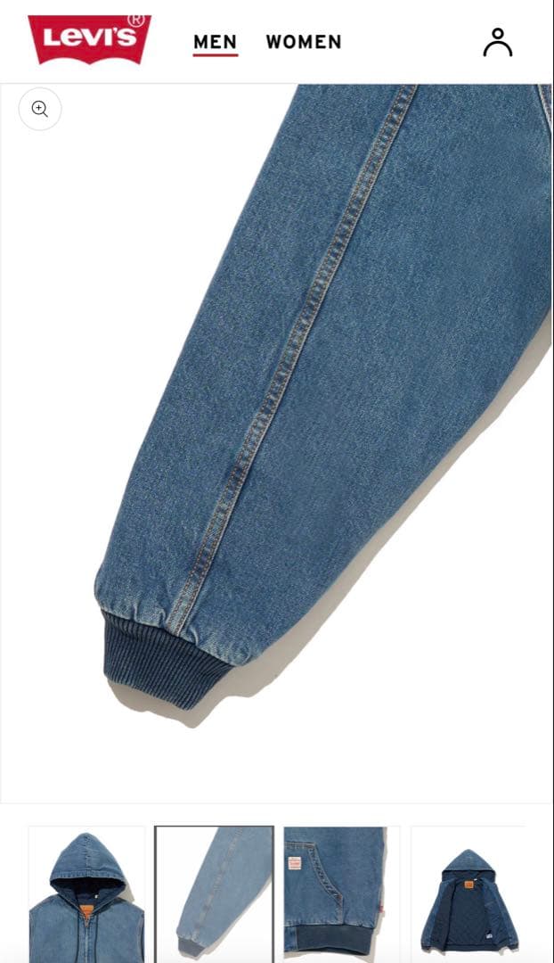 Levi's WORKWEAR POTRERO デニムフーディー