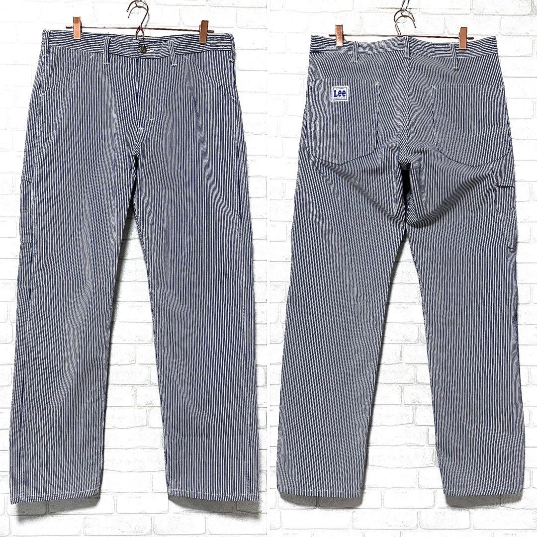 ☆美品☆ Lee ヒッコリーストライプ ペインターパンツ ワークパンツ デニム