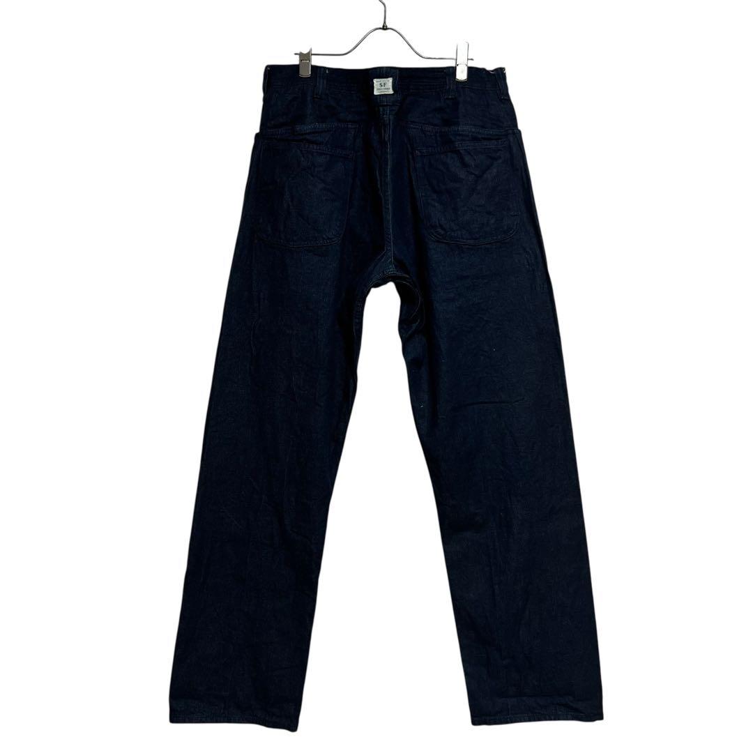 SASSAFRAS ガーデニングアットナイトパンツ 14oz デニム