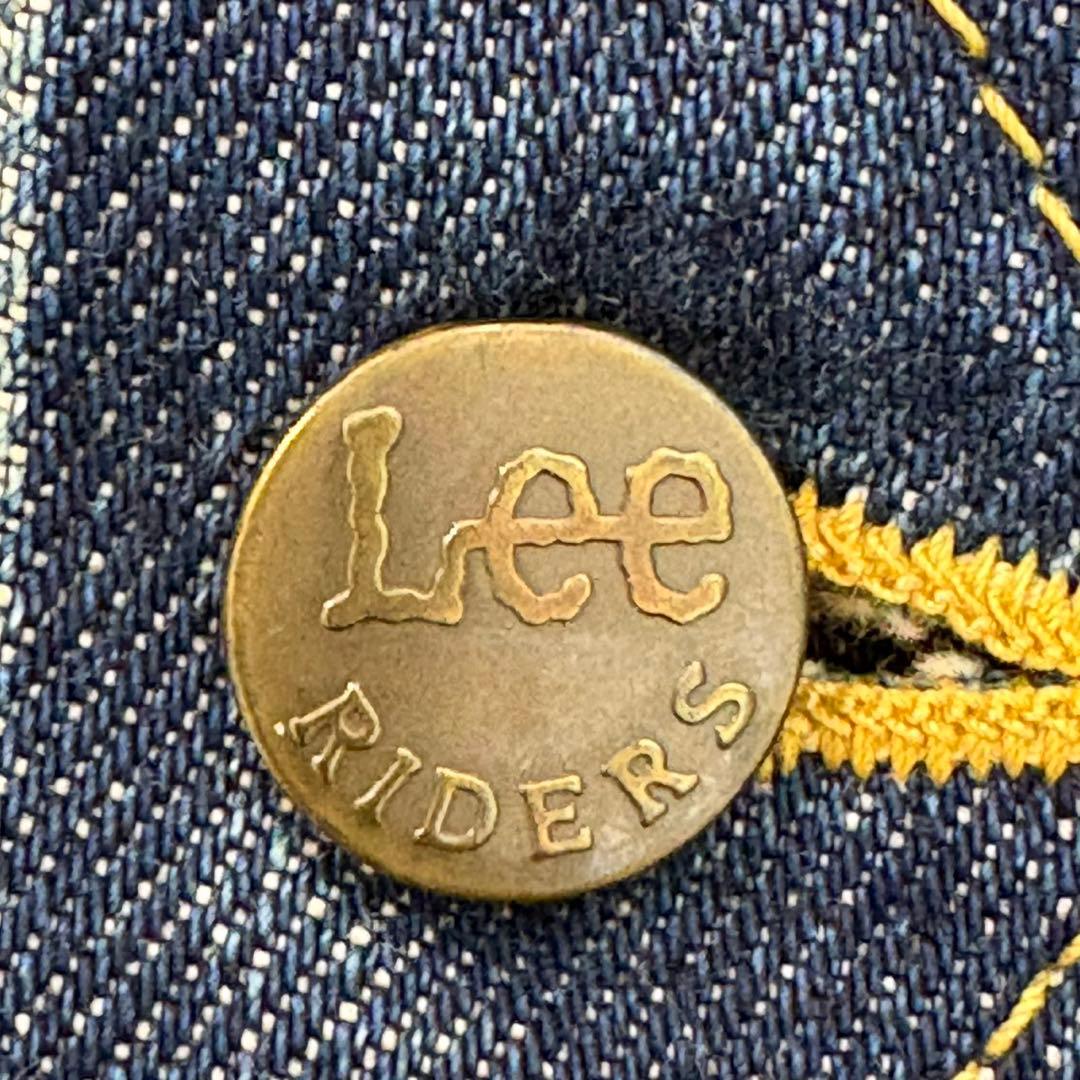 90s 日本製 Lee 101復刻 デニムジャケット 0424 濃紺 M リー