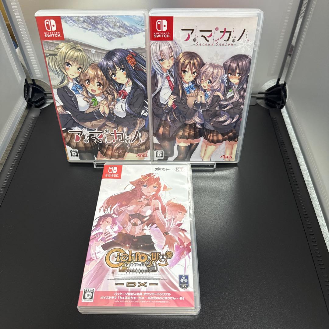【Switch】①アマカノ ②アマカノ セカンド　③シェルノサージュ　セット