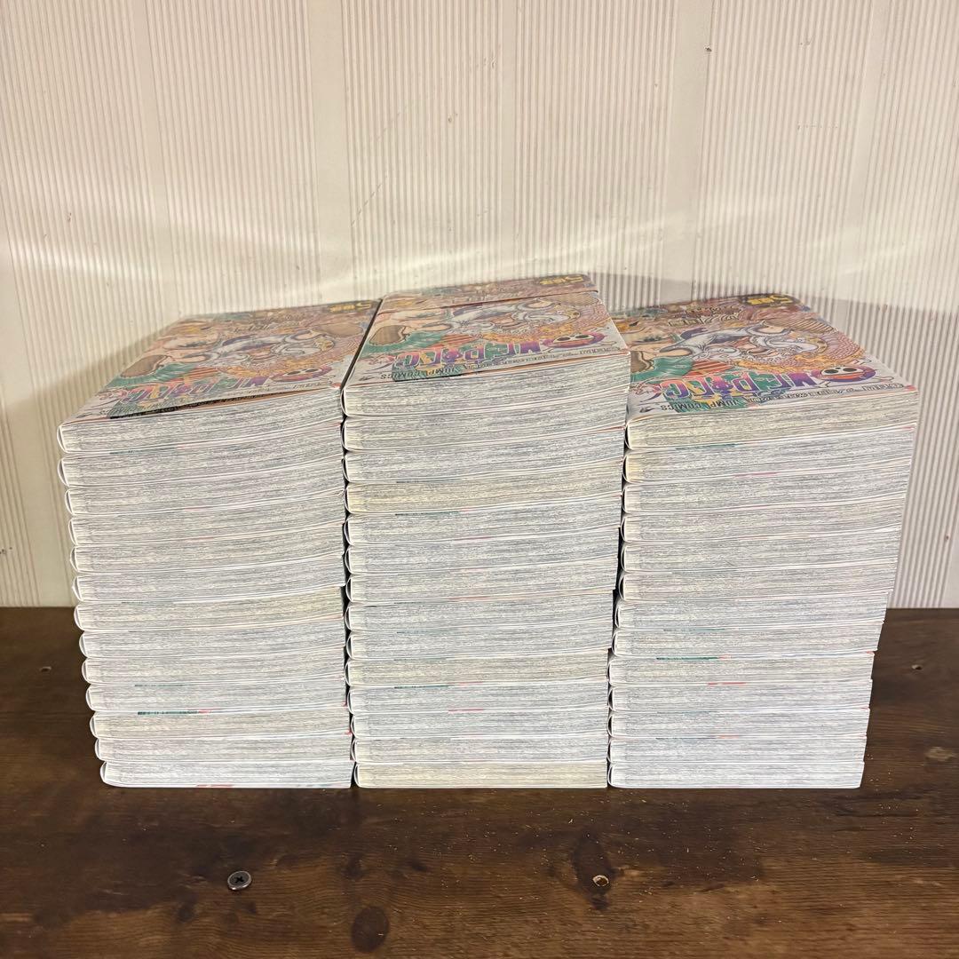 超希少　全巻帯付き　全巻初版　ワンピース104巻 40冊セット