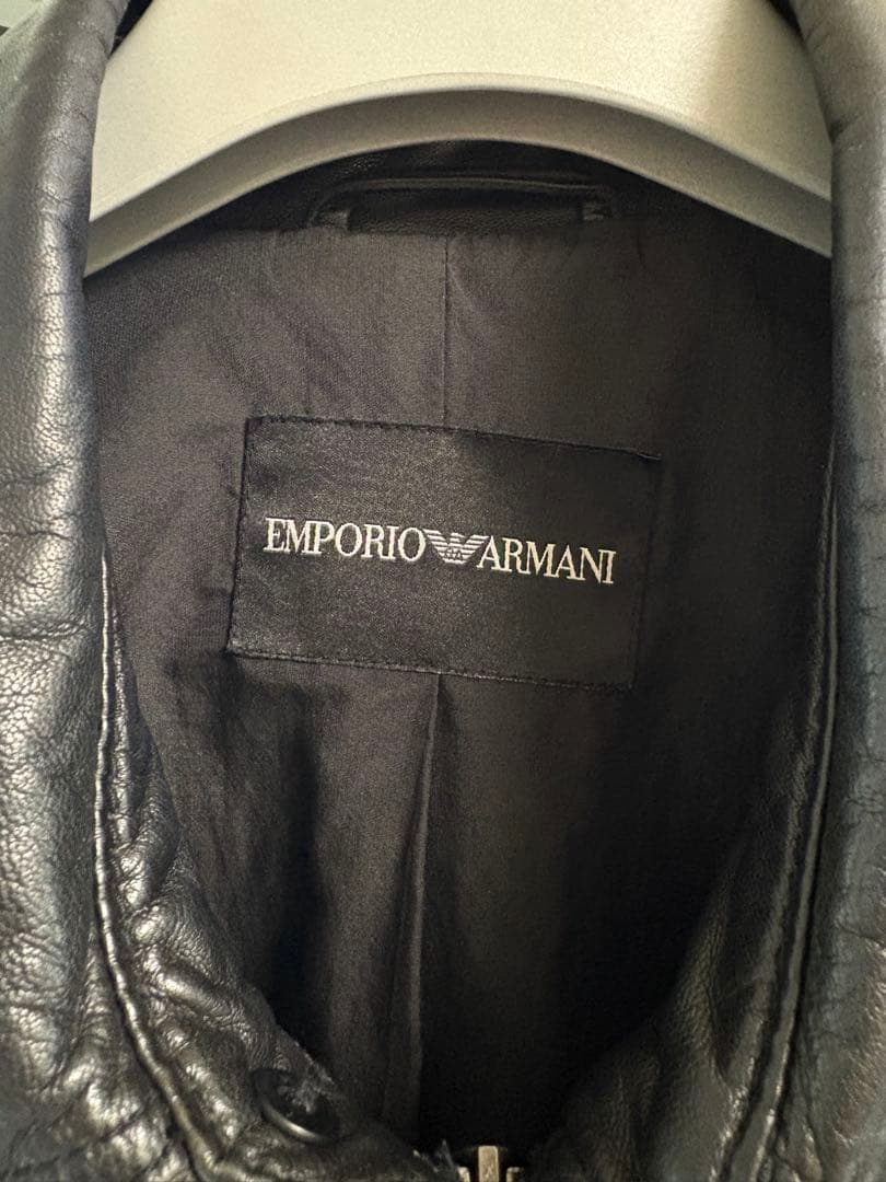 EMPORIO ARMANI レザージャケット 2007aw