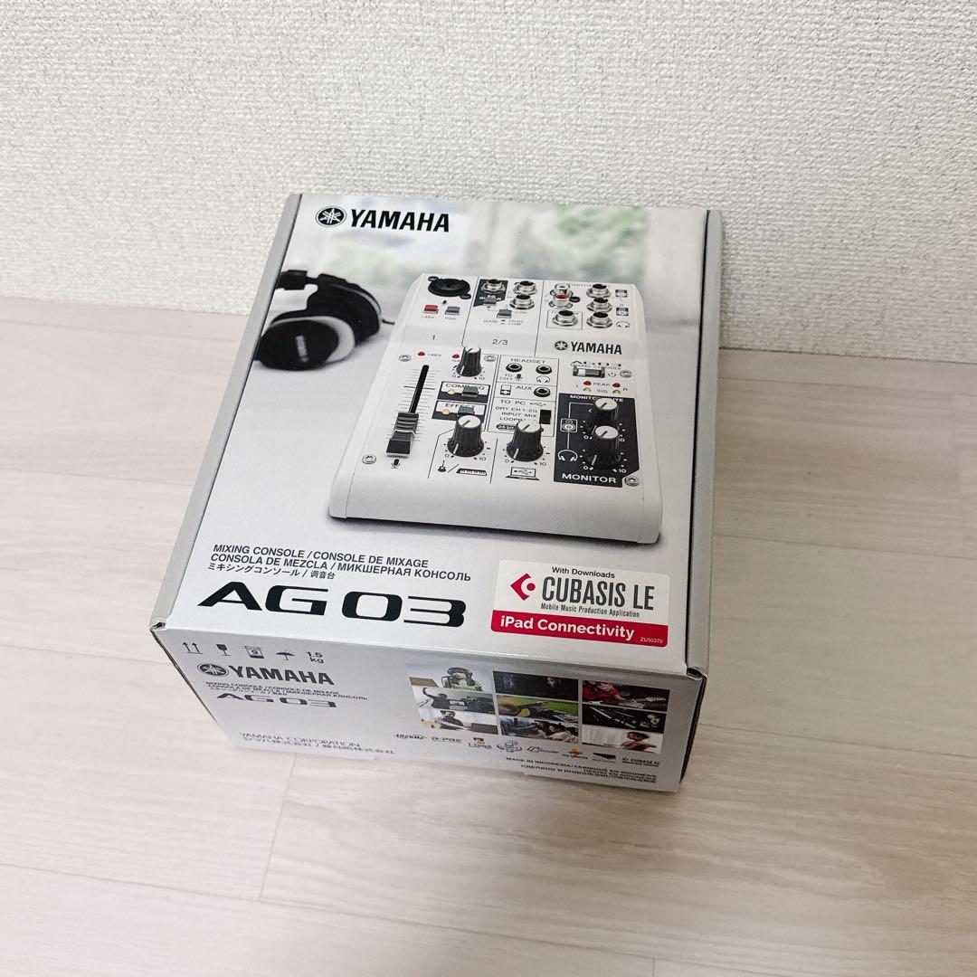 2312【ジャンク】YAMAHA AG03 ミキシングコンソール
