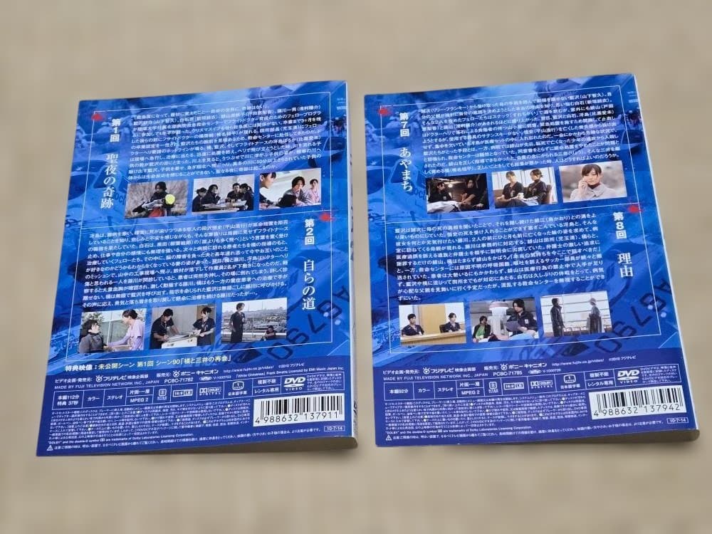 DVD　コード・ブルー　2nd シーズン　全6巻　山下智久　戸田恵梨香　訳アリ