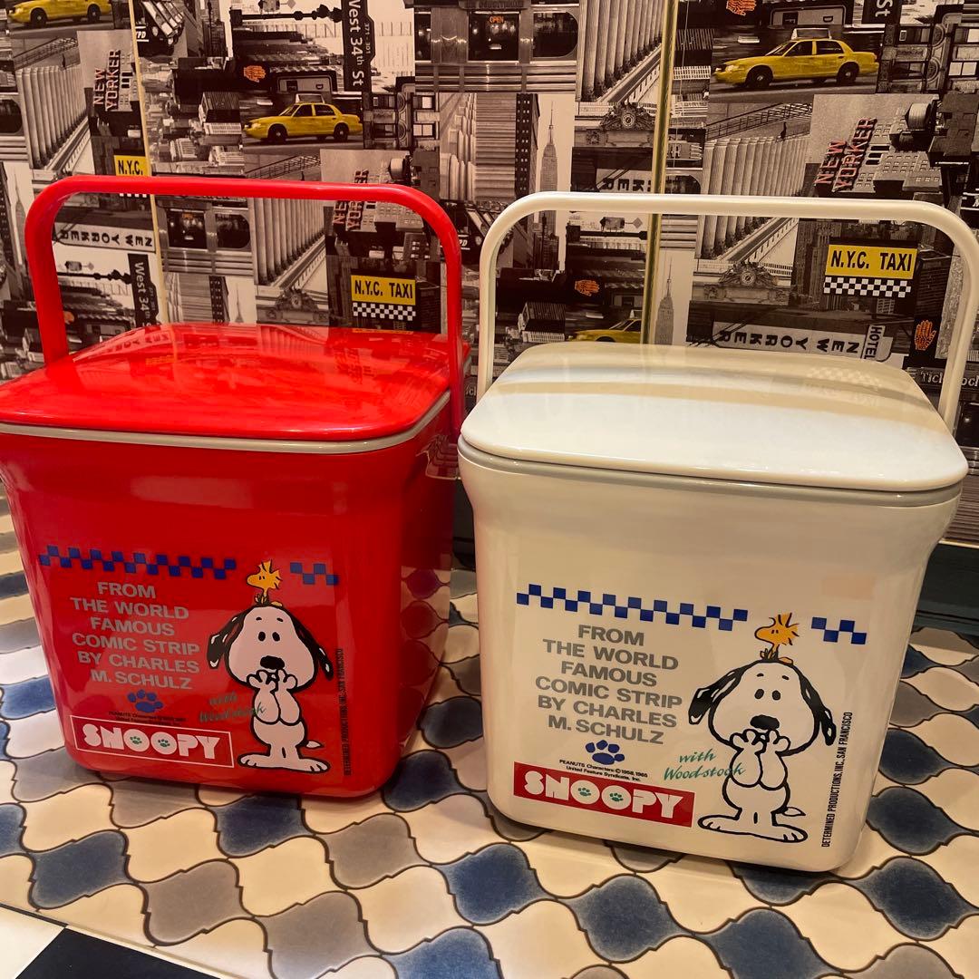 SNOOPY スクエアBOX (大) 2個セット