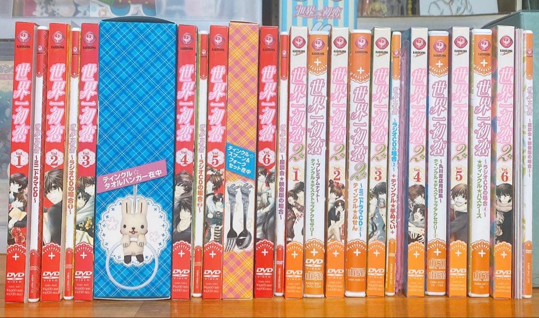世界一初恋 DVD 特装版全巻 グッズ＆ドラマ•ラジオCD付き 全巻セット　美品