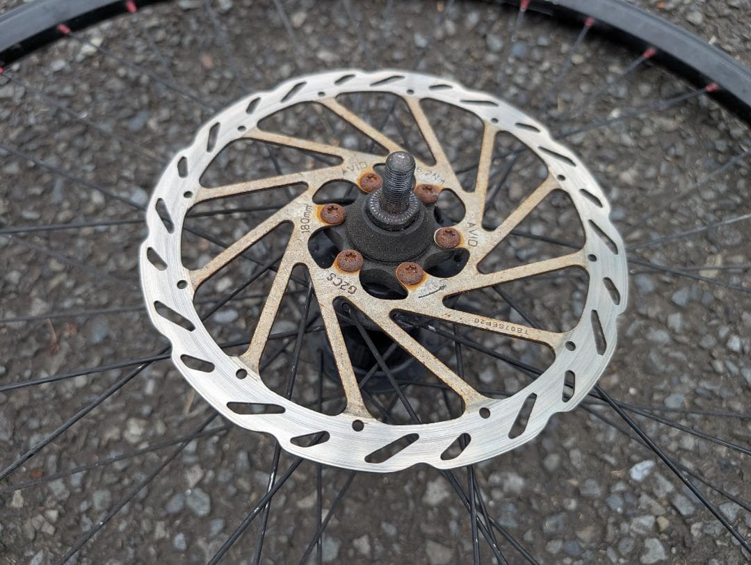 26インチ 完組 ホイール 前後 single speed ナット止め
