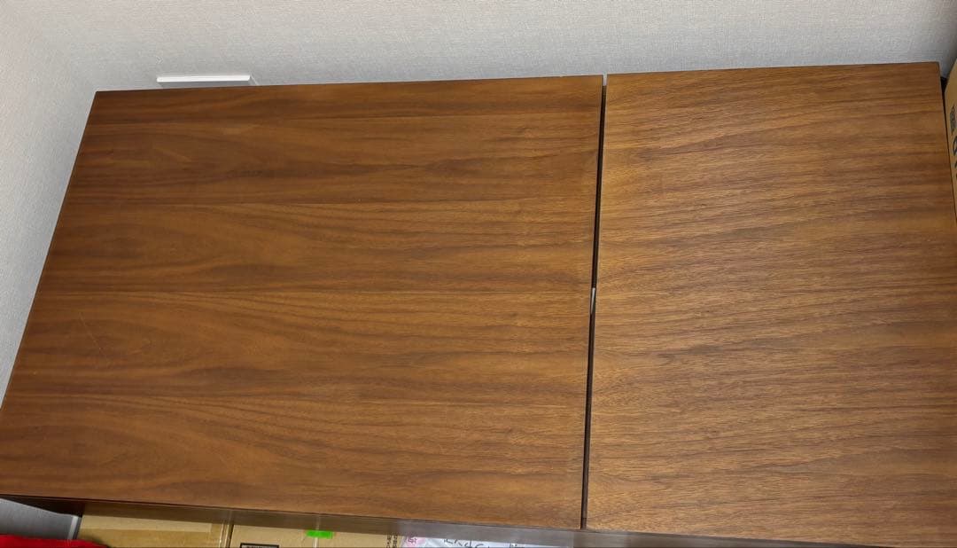 ニトリ　昇降センターテーブル　ミドルブラウン