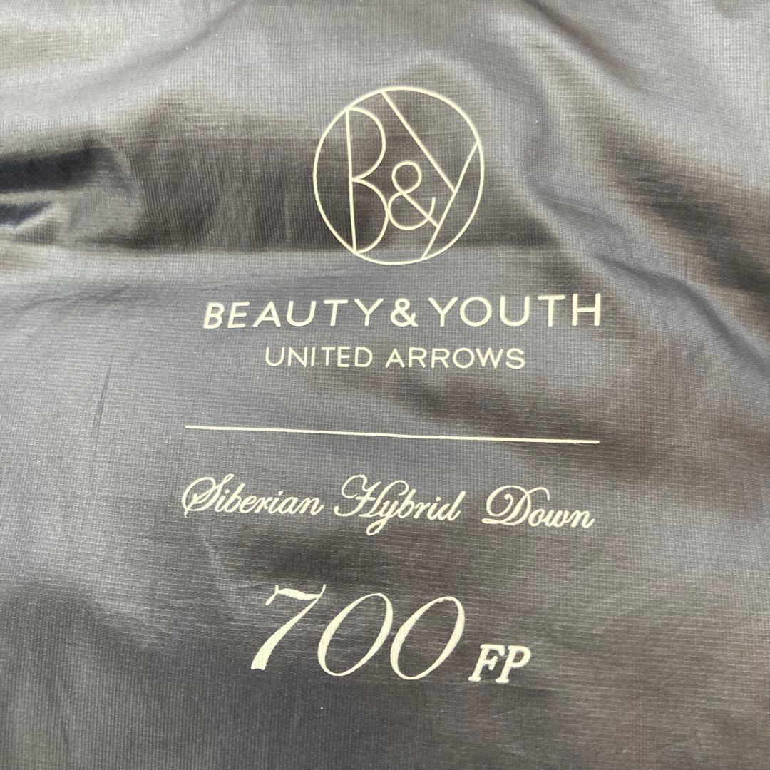 UNITED ARROWS 700フィルパワー ダウンベスト チャコールグレー