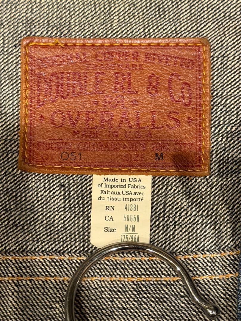 H.S　 rrl 濃紺 デニムジャケットのみ