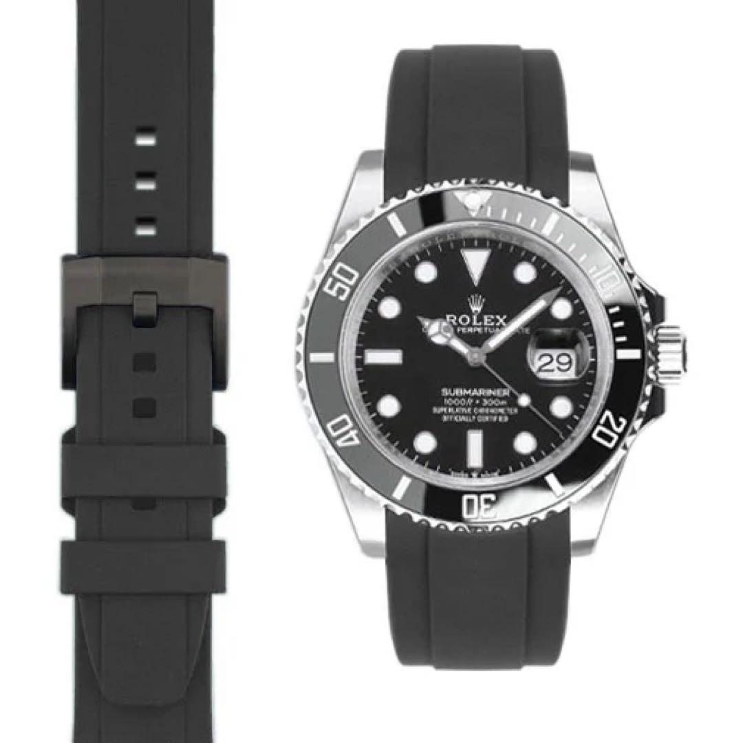 Rolex サブマリーナ Everest エベレスト ラバーバンド ブラック