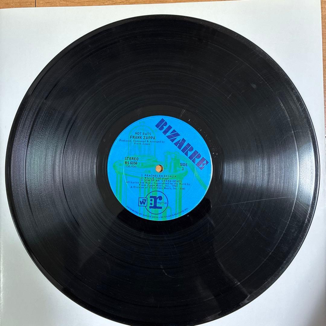 フランクザッパ 名盤 レコード ホットラッツ USオリジナル盤