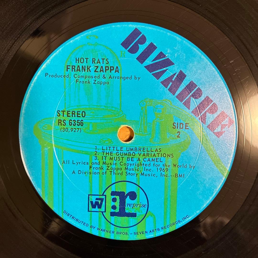 フランクザッパ 名盤 レコード ホットラッツ USオリジナル盤