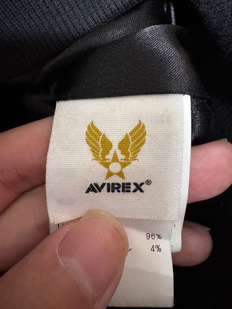 avirex ラムレザーブルゾン