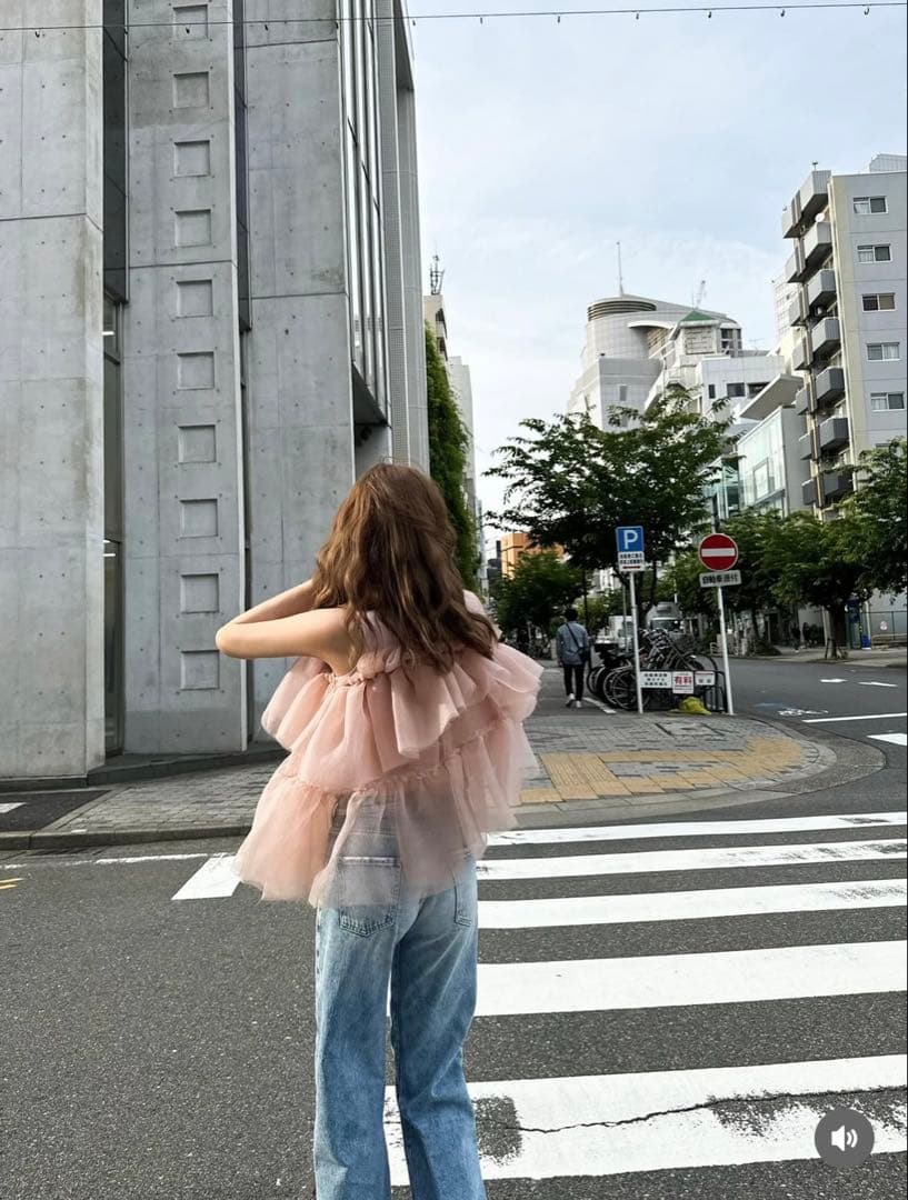 sheller シェリエ　bloom organdy tops