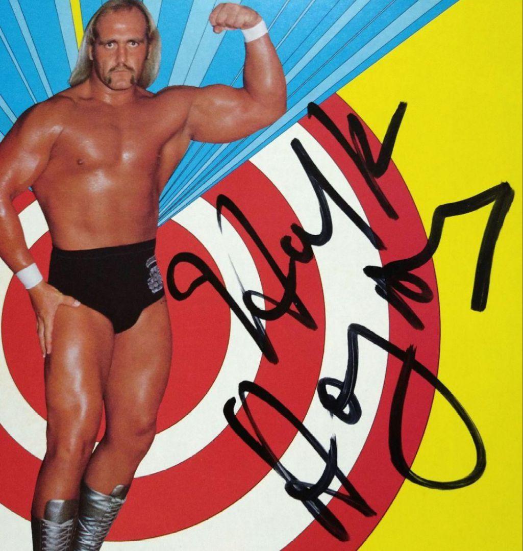 ハルク・ホーガン　直筆サイン入りレコード　HULK HOGAN　プロレス