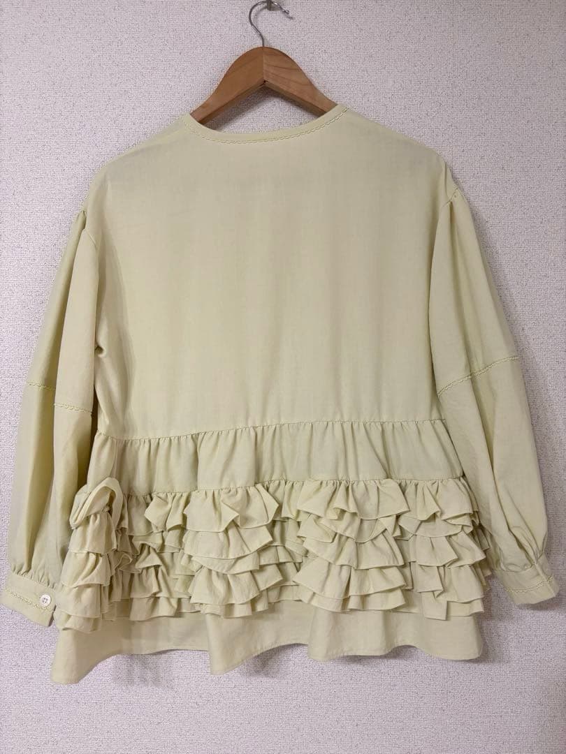 2025SS 新品 rosymonster ホイップクリームフリルブラウス