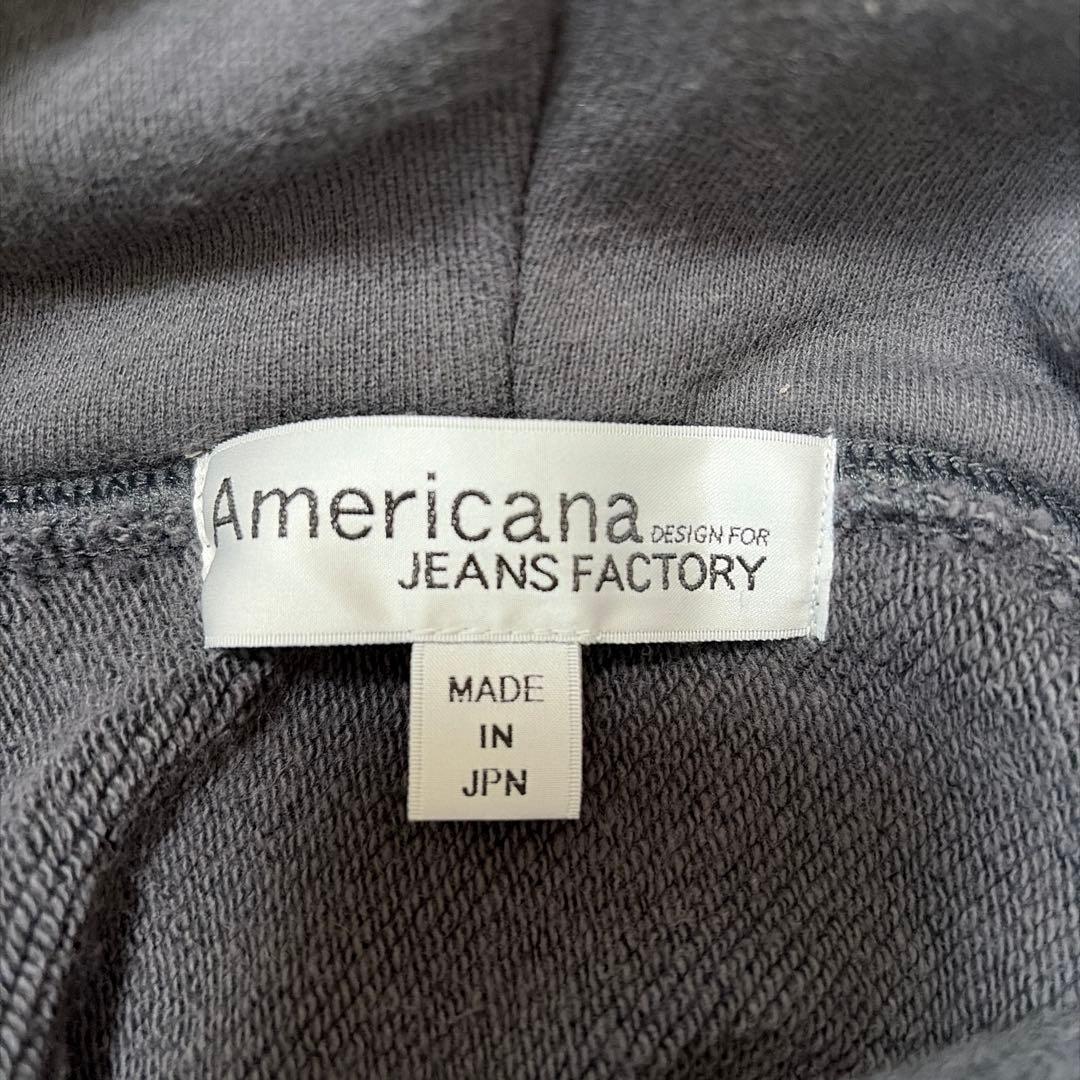 【新品】AmericanaxJEANS FACTORY 別注　ロゴ刺繍スウェット