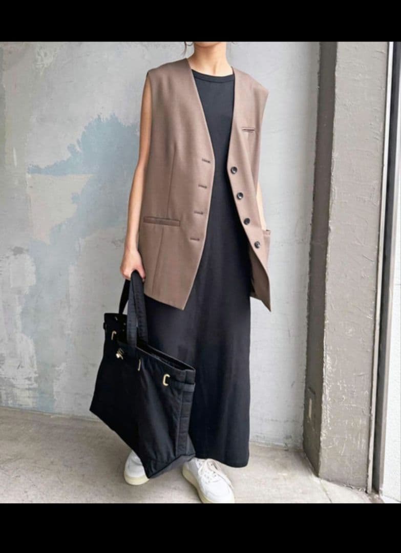 未使用Spick & Span ネイビー カルゼオーバージレ
